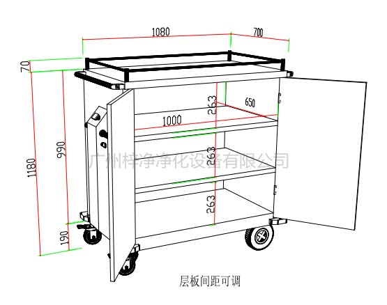 無菌物品運(yùn)送車、回收車、下送車、電動(dòng)運(yùn)送車、密封車設(shè)計(jì)圖